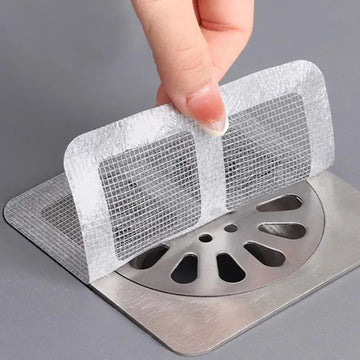 10Pcs Floor Drain Stickers Bathroom Hair Filter Hair Net Bathroom Drain Filter Kitchen Anti Clogging Anti Cockroach Bugs