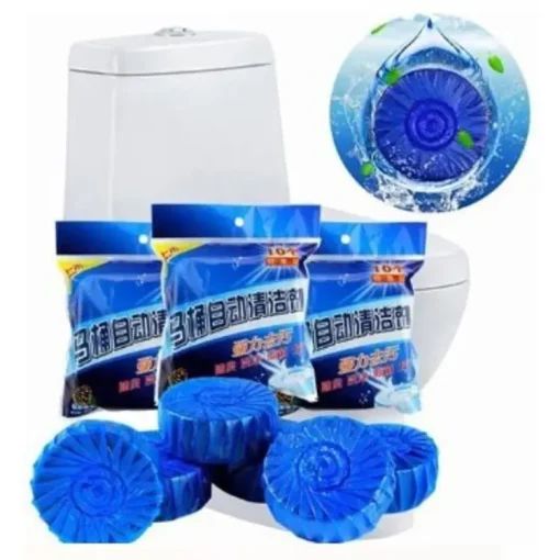 10 Pcs Toilet Cleaner Tablets Powerful WC Cleaning Fresh Fragrance Easy To Use
