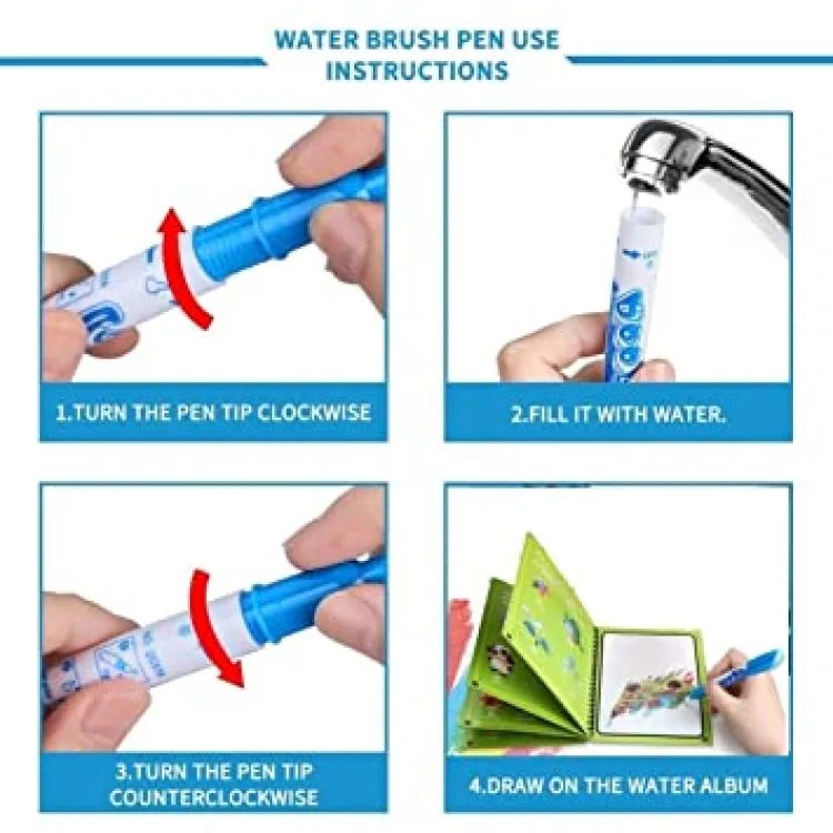 Magic Water Coloring Book For Kids Magic Book